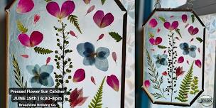 Pressed Flower Suncatcher Frame | Broadview Brewing Co.