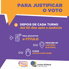 Os eleitores que não votam nem se justificam em três quem deixar de votar em três turnos eleitorais seguidos e não apresentar justificativa para as. Facebook