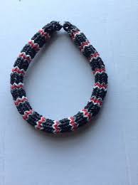 Black And White Bracelet Black White Red And Gray Hexafish Rubber Band Friendship Bracelet Bangle Rainbow Loom Bracelets Bracelets Rainbow Loom