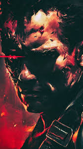 Terminator 2 T 800 Cyborg Arnold Schwarzenegger Movie Art 720x1280 Wallpaper Arnoldschwarzenegger Terminator Terminator Movies Movie Art