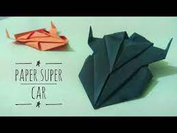 Origami Easy Paper Car How To Make A Paper Car Cool Papercraft Youtube Origami Easy Paper Car Easy Origami For Kids