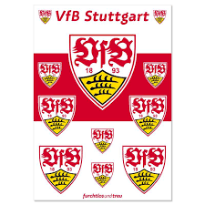 Vfb stuttgart logo 27 march 2019. Vfb Stuttgart Aufklebebogen Wappen 10er Set Aufkleber Verschiedener Grosse Sticker Plus Lesezeichen Wir Lieben Fussball New Fancorner