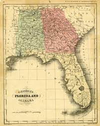 Florida Memory • McNally's Map Of Georgia, Florida, And Alabama, 1862