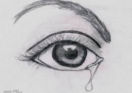 Drawing of crying eyes posted on drawings. Drawing Pencil Eye Drawing Crying