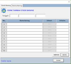 336518742 form masuk keluar icu. Aplikasi Excel Stock Persediaan Dan Permintaan Barang Gudang Excelmaniacs