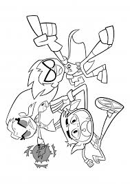 Download or print this amazing coloring page: Beast Boy Starfire And Robin Coloring Pages Teen Titans Go Coloring Pages Colorings Cc