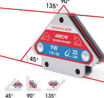 YESWELDER 25LB & 50LB & 75LB Arrow Welding Magnet Set ...