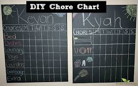 Diy Chore Chart Scratch Mommy Pronounce Skincare