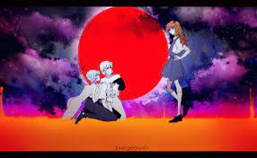 The End Of Evangelion Rei Kaworu Shinji And Asuka Neon Genesis Evangelion Evangelion The End Of Evangelion