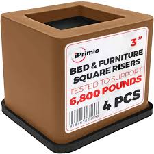 Or combine the two sizes and lift it 8 in. Bed And Furniture Square Risers 8 Pack Iprimio