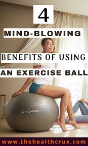 4 Reasons An Exercise Ball Is The Only Fitness Equipment You Will Be Needing The Health Crux Ball Exercises Exercise Total Body Workout