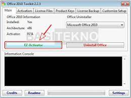 Setelah aplikasi aktivasi office 2010 terbuka, klik 'file' yang ada . Cara Aktivasi Microsoft Office 2010 Permanen Secara Offline