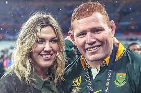 Bok hero Steven Kitshoff's wife