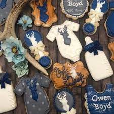 Customizable Baby Shower Cookies Baby Shower Cookies Deer Baby Shower Boy Baby Shower Cakes For Boys