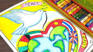 Drawing On Peace Peace Day Poster How To Draw World Peace Day Peace Drawing Youtube This is an easy version of the famous painting in the style of a paint night type of painting. drawing on peace peace day poster how to draw world peace day peace drawing