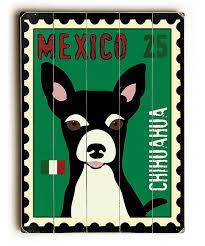 Look At This Mexico Chihuahua Postage Stamp Wall Sign On Zulily Today Postage Stamp Art Stamp Postage Stamps