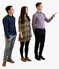 Download People Pointing Png Standing Transparent Png Download Seekpng People Png Png People