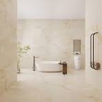 Beige - Marble Look - Porcelain Tile - The Home Depot