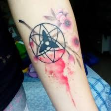 Tattoo Sasusaku Sasuke Eternal Mangekyou Sharingan E Sakura Flor De Cerejeira Tatuagem Tatuagens Fotos De Tatuagens