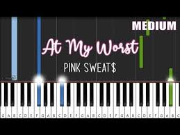 Tapi cinta ku padamu luar biasa. At My Worst Pink Sweat Medium Piano Tutorial Youtube