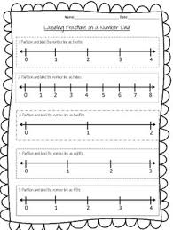 Partitioning Number Lines Labeling Fractions Greater Than 1 Number Line Fractions Math Fractions