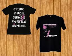 Lil Peep Come Over When You Re Sober Merch Alien Body Lil Peep Pink Panther T Shirt Print Clothes Shirt Style Direct To Garment Printer
