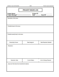 An issue log is a place to log all issues and track the status of each one. Free 10 Issues Log Samples In Pdf Doc