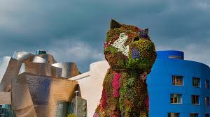 Jeff koons at the guggenheim museum bilbao: Jeff Koons Puppy Outside The Guggenheim Museum Bilbao Spain Bing Gallery
