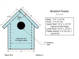 Blue Bird House Plans Pdf Bluebird Feeder Plans How To Make A Bluebird Feeder Blue Bird Bird Feeder Plans Bird Houses Diy