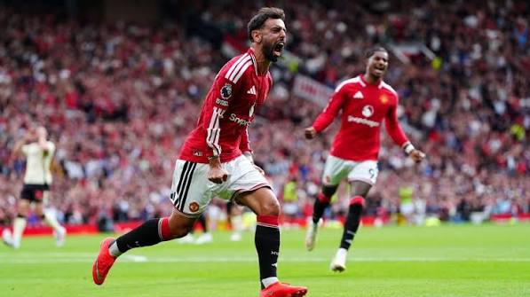 Bruno Fernandes destr&oacute;i com hat-trick, e United goleia Ipswich de virada pela Premier League - ESPN