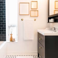 Besides just visually helping the bathroom appear bigger, mounting a vanity above the floor frees up a little space for small items. Easy Ways To Cut Your Bathroom Renovation Costs