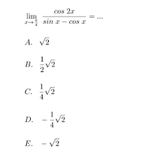 Contoh soal limit fungsi matematika sma. Limit Trigonometri Dan Latihan Soal Yang Disertai Pembahasannya Kumparan Com