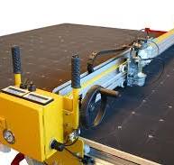 The manual flat glass cutting machine 115-6d for right ...