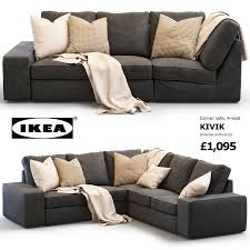 Kivik Corner Sofa Ikea 3d Model Corner Sofa Ikea Sofa Ikea Kivik