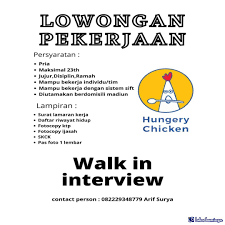 Lowongan Kerja Hungery Chicken Magetan Maret 2021