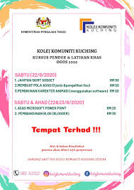 Senarai kolej komuniti dan kursus kolej komuniti 2020. Jom Mendaftar Sijil Kolej Komuniti Kuching Facebook