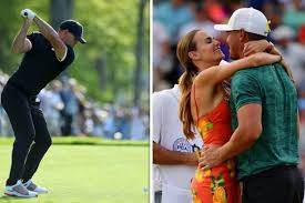 Focused brooks koepka denies girlfriend, jena sims, a kiss as he prepares. Brooks Koepka Girlfriend Who Is Golf S Pga Championship Leader Dating Daily Star