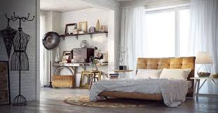 Rustic meets urban chic interior designer rebecca robeson, mixed the glamour of luxury fabrics, furry rugs, brushed brass and polished nickel. 15 Industrial Bedroom Designs Home Design Lover