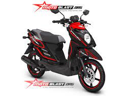 Modifikasi motor x ride 35 memberikan sentuhan modifikasi sebagai inpirasi terbaik kendaraan saat ini. Modif Striping Yamaha X Ride Laser Motoblast