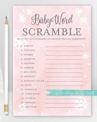 Gets all the way through except the last screen has a circle with an exclamation point in the center and freezes. Baby Word Scramble Girl Baby Shower Game Baby Its Cold Etsy In 2021 Winter Girl Baby Shower Snowflake Baby Shower Christmas Baby Shower