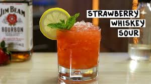 Strawberry Whiskey Sour Tipsy Bartender Recipe Tipsy Bartender Whiskey Sour Tipsy Bartender Recipes