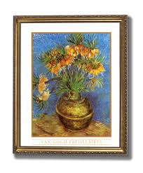 Bouquet of flowers in a vase vincent van gogh 1890. Vincent Van Gogh French Flowers Vase Wall Picture Gold Framed Art Print Ebay