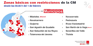 Última hora de la pandemia en españa y resto del mundo. Comunidad De Madrid On Twitter Estos Son Los Municipios Con Restricciones Frente Al Covid 19 San Sebastian De Los Reyes Serranillos Del Valle Talamanca Del Jarama Titulcia