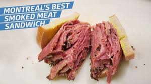 Smoked Meat Sandwiches At Montreal Jewish Deli Snowdon Eater Montreal
