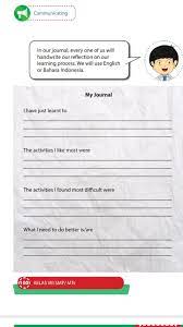 Keep it a secret from your mother! Tolong Buatkan My Journal Bahasa Inggris Kelas 8 Semester 2 Yg Chapter 8 Brainly Co Id