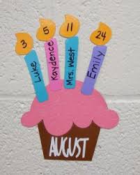 Class Birthday Display Idea Scrappingwest Pre K