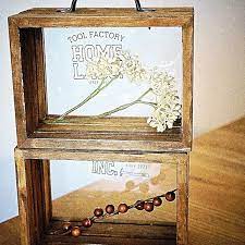 100均フォトフレームで簡単 トランク風ショーケース フォトフレーム フォトフレーム 手作り フォトフレーム diy