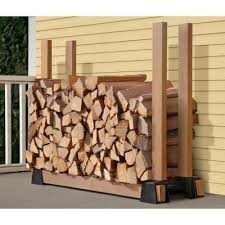 Shelterlogic Lumberrack Adjustable Firewood Rack Bracket Kit 90460 At The Home Depot 14 97 Ship To Store Fr Outdoor Firewood Rack Firewood Rack Firewood Racks