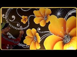 طريقة رسم ورده كأنها حقيقه رسم سهل how to draw a rose as if it were real ahmed mostafa art youtube in 2021 wall paint designs wall painting paint designs