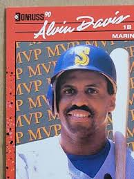 Alvin Davis 1990 Donruss MVP Baseball Card BC-9 Seattle Mariners